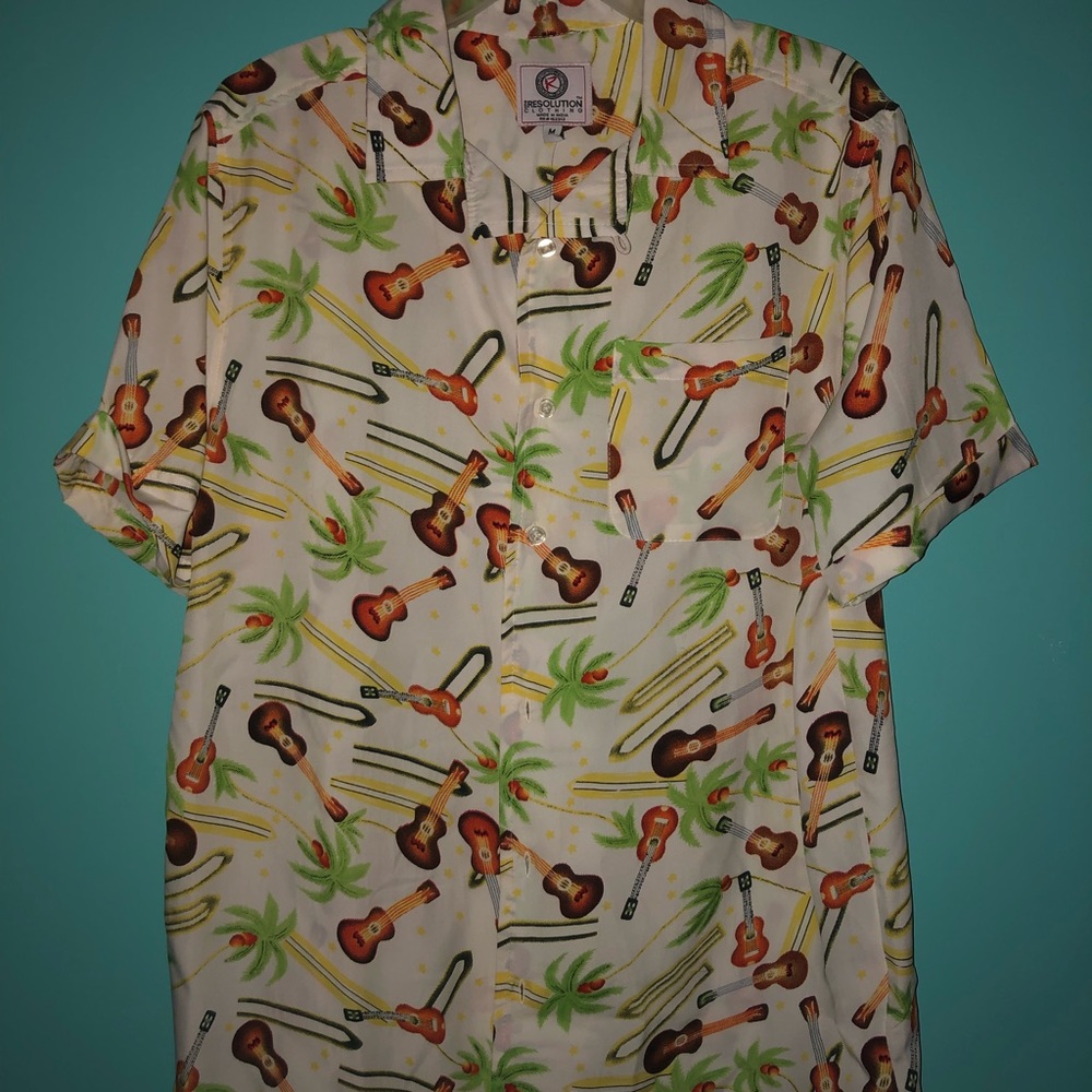 Ukulele Hawaiian Shirt